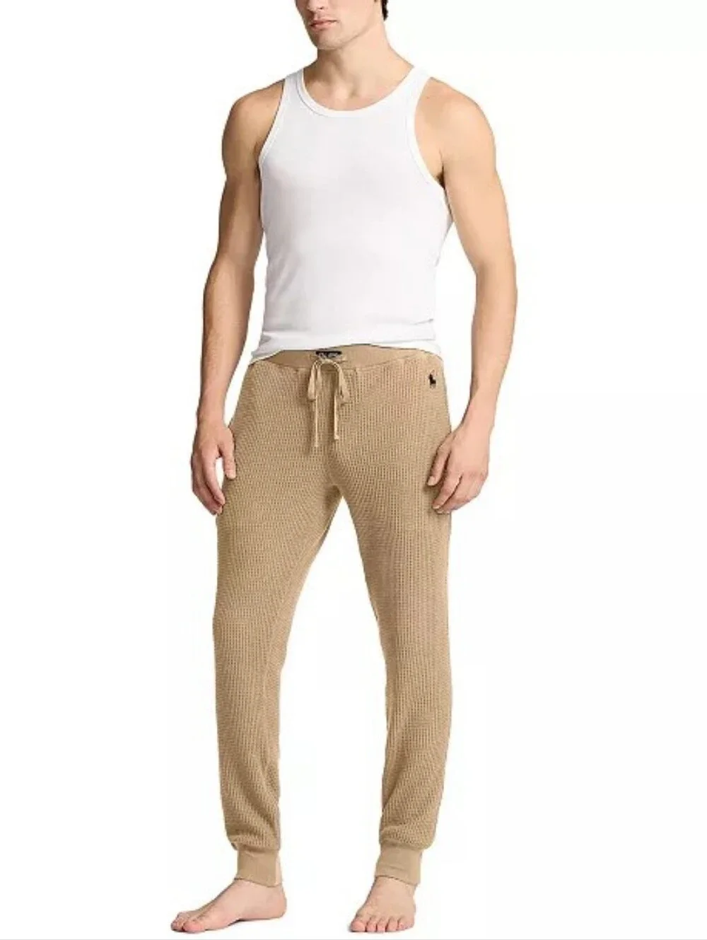 NWT Polo Ralph Lauren Waffle Knit Thermal Jogger Pants